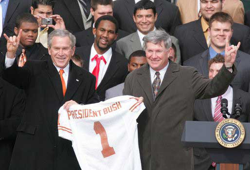 Texas Longhorns coach Mack Brown