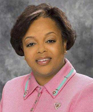Barbara McKinzie, president of Alpha Kappa Alpha sorority