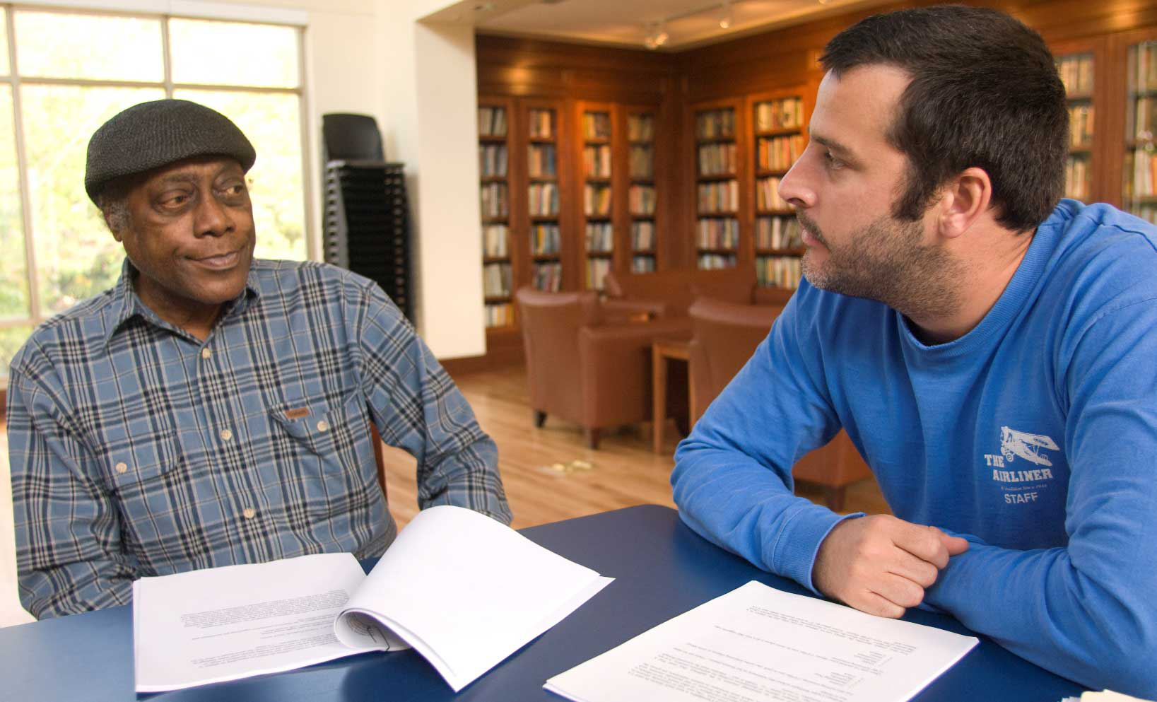 James Alan McPherson (left)