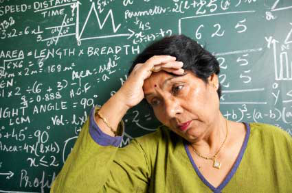 Frustrated professor