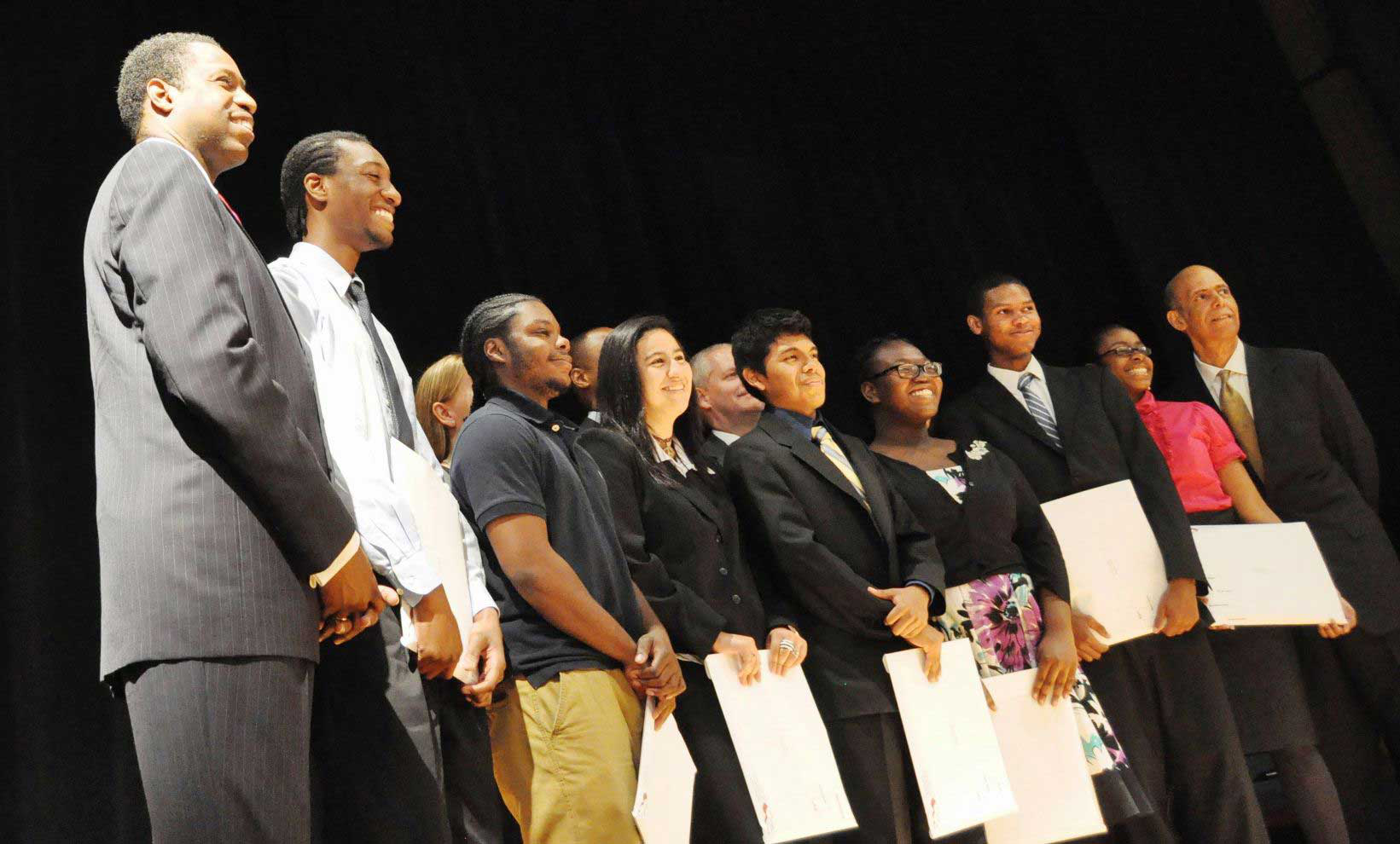 Seven Washington, D.C. high school seniors were surprised to become the first students in the nation this year to receive Gates Millennium scholarships.