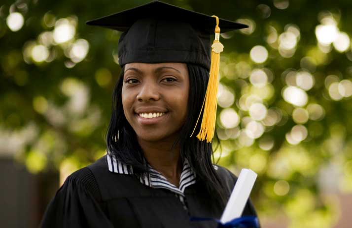 Women are now just as likely as men to have completed college and to hold an advanced degree, part of an accelerating trend of educational gains that have shielded women from recent job losses.