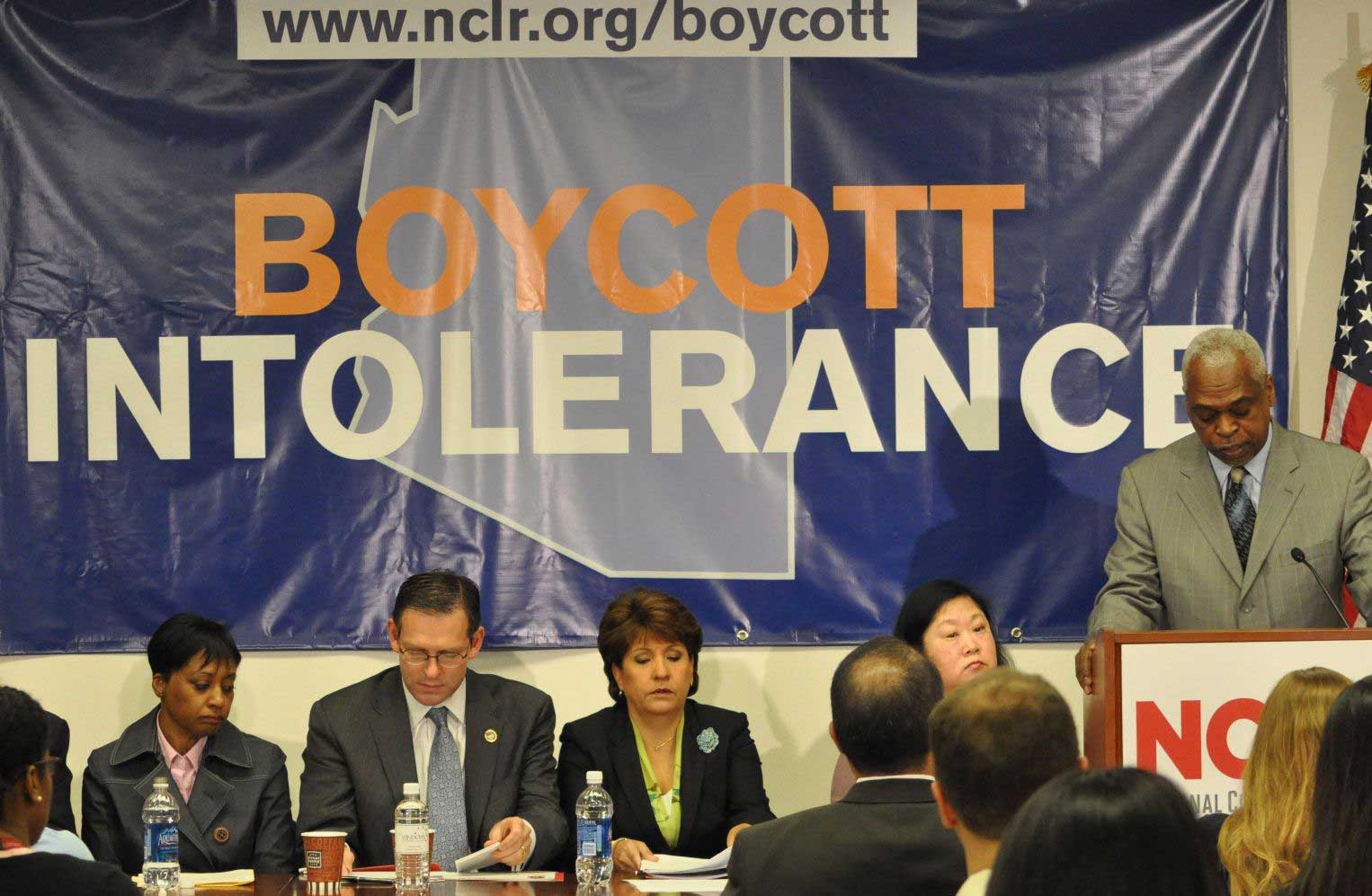 The National Council de la Raza along with other national civil rights and labor organizations announced a boycott against Arizona.