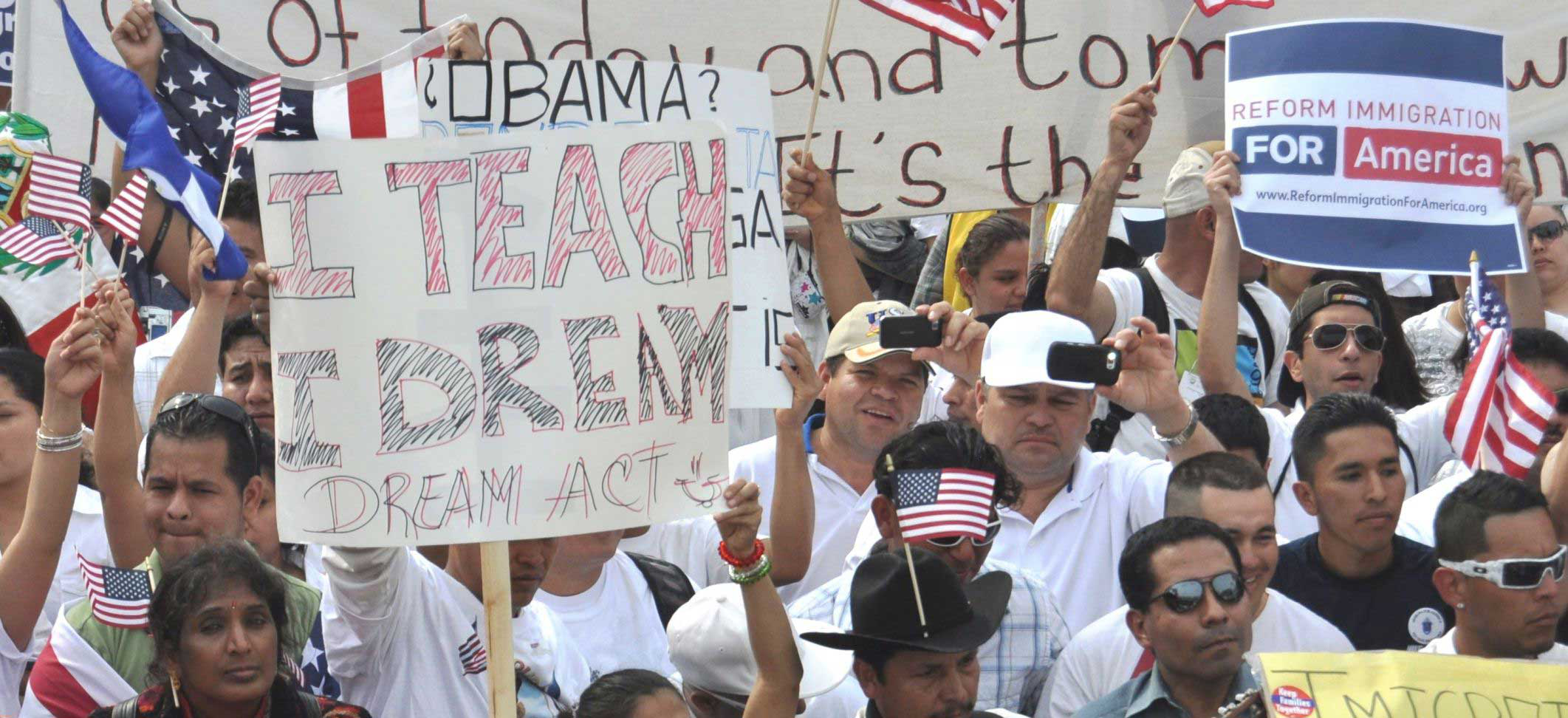 Immigration reform and DREAM Act rally in Washington, D.C. (photo by Arelis Hernandez)