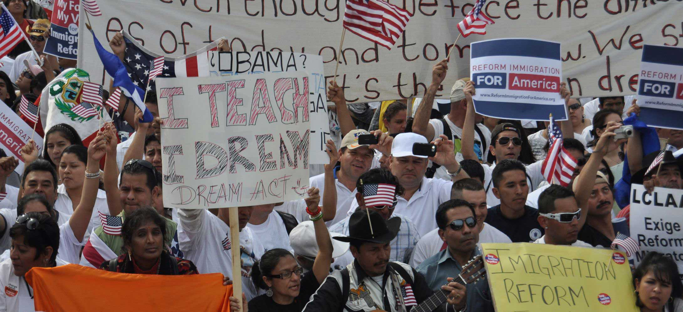 A DREAM Act protest in Washington, D.C. (photo by Arelis Hernandez)