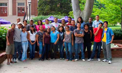 Students from Madagascar