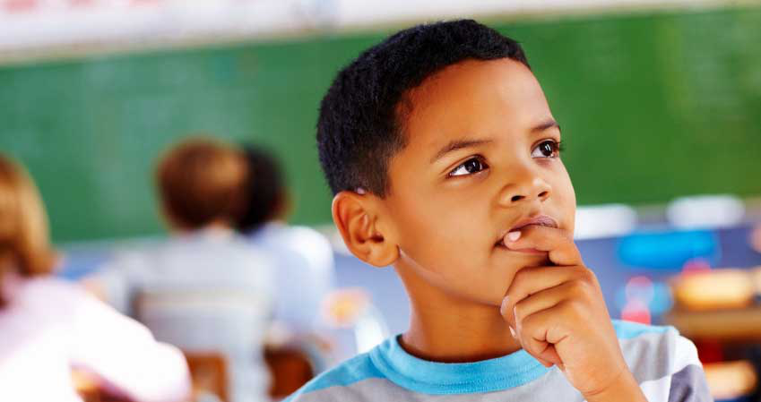 young student reflects