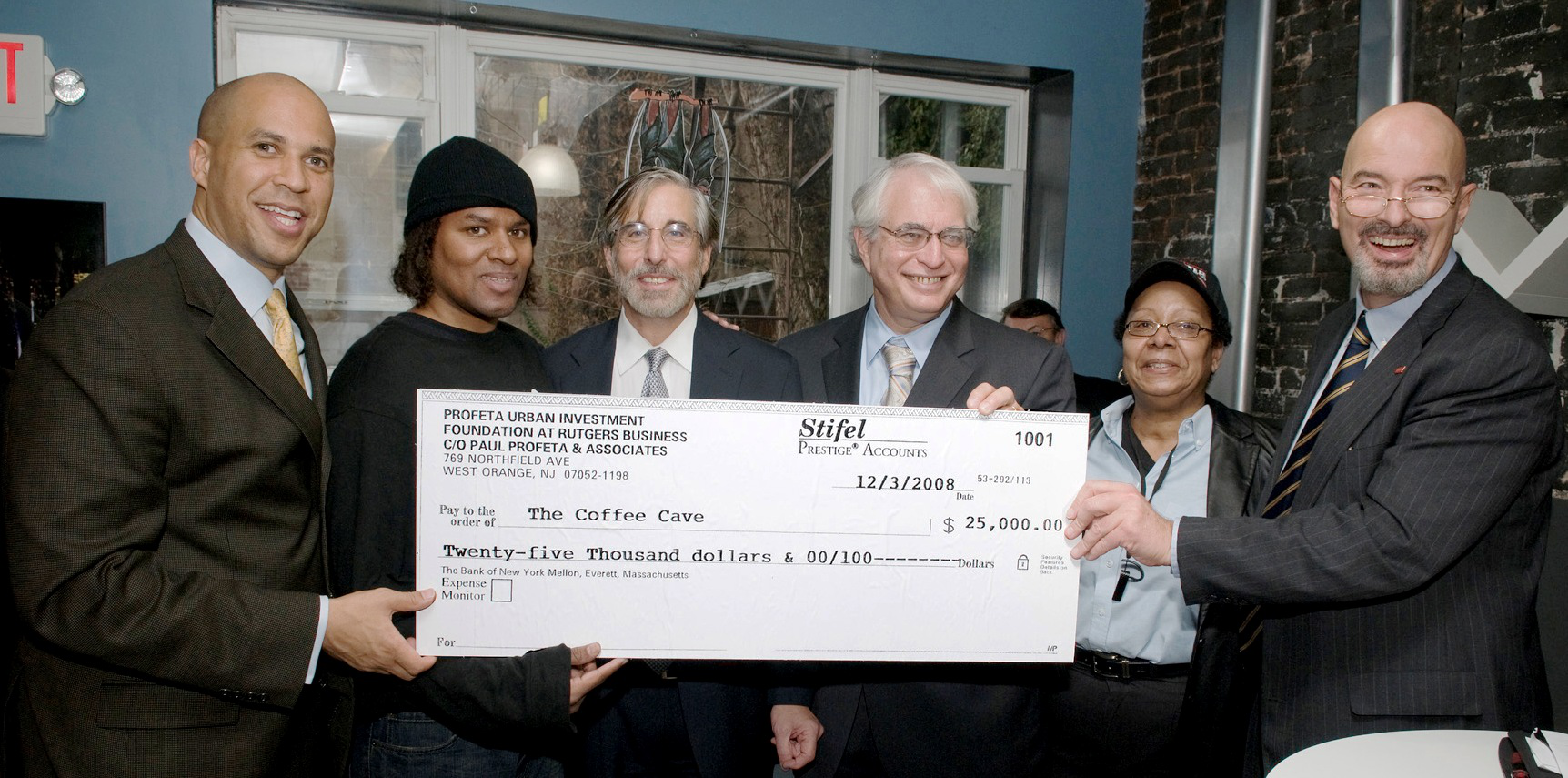 The Coffee Cave was the first business on Halsey Street to obtain funds from the Profeta Urban Investment Foundation.