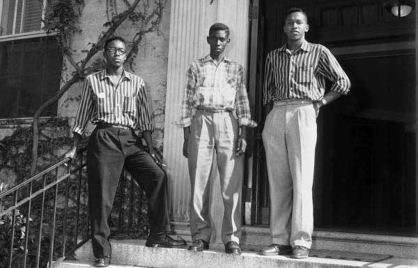 Leroy Frasier, John Lewis Brandon, and Ralph Frasier (left to right),