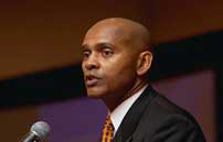 Purdue University is renovating a library that will be named for Roland Parrish (pictured).