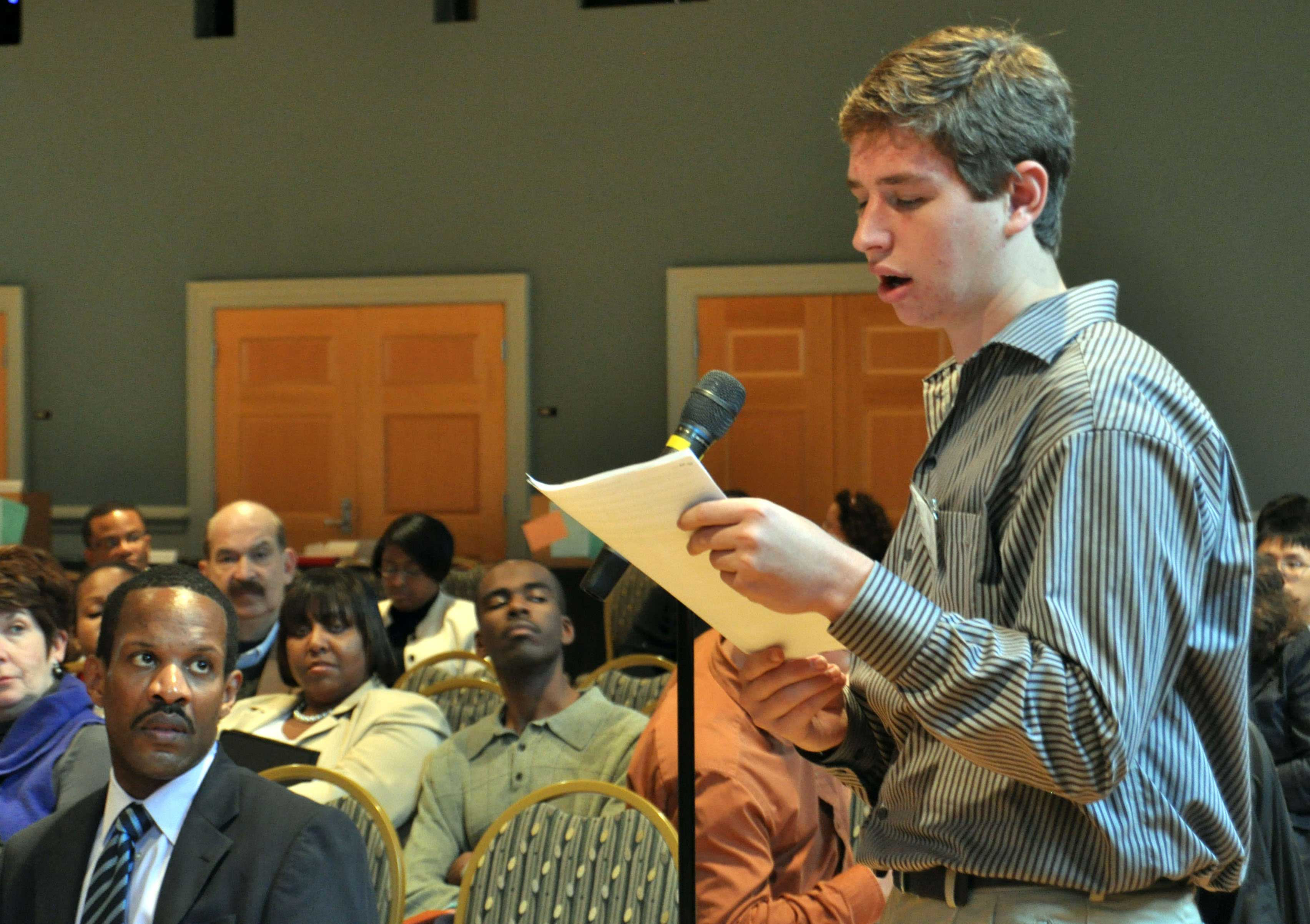 Student Body President Steve Glickman
