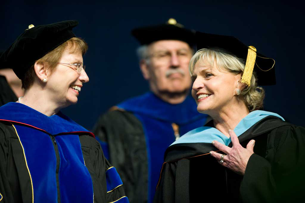 N.C. Gov. Beverly Perdue (right)