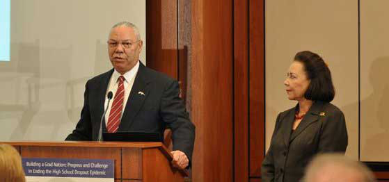 Colin and Alma Powell