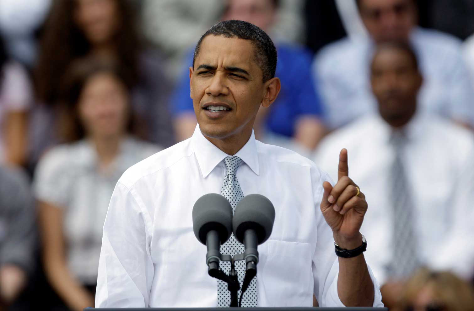 President Barack Obama at Macomb Community College
