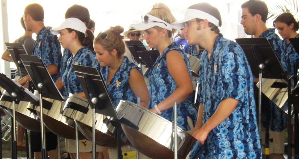 WVU steel band