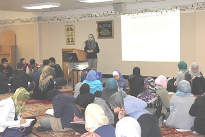 Ameena Qazi, a staff attorney in Los Angeles for the Council on American–Islamic Relations, says Muslim parents are urging their children not to get involved in campus activities.