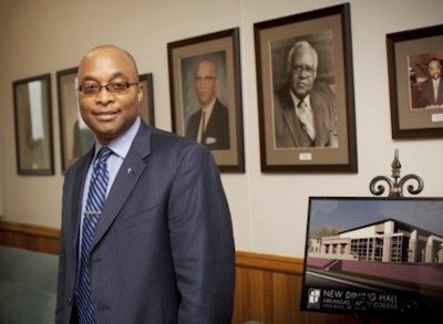 Last semester, Arkansas Baptist College students protested outside President Fitz Hill’s office after a delay in the receipt of federal financial assistance from Washington, D.C.
