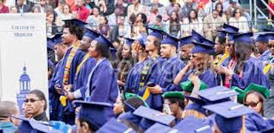 Howard currently offers 28 Ph.D. degree programs and awarded its first doctoral degree to two chemistry students in 1958.