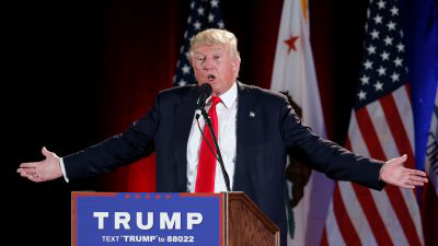 Donald Trump Campaigns In San Jose