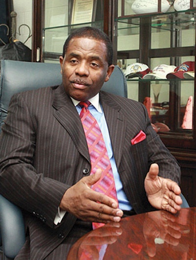 Talladega President Billy Hawkins