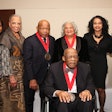 Dr. Samuel L. Myers, foreground, U.S. Rep. John Lewis, center left, and Dr. Wilma J. Roscoe, center right, were honored as 2017 John Hope Franklin Award winners. (Photo courtesy of Jonathan Armstrong)