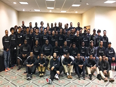 Students from across the country attend the National Black Male Retreat organized by the Todd Anthony Bell National Resource Center at The Ohio State University.