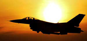 sunset_f-16