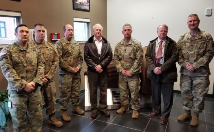 DOD Official Visits Training Center