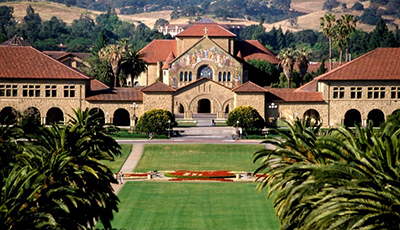 Front entrance, Stanford University