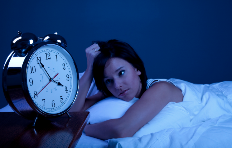 Woman not sleeping