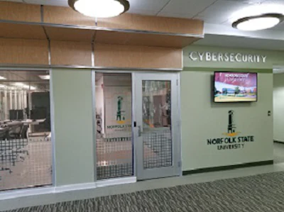New space for the study of cybersecurity at Norfolk State University.