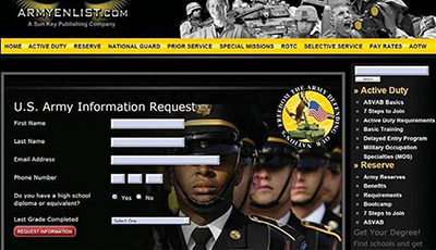 army.com with 400