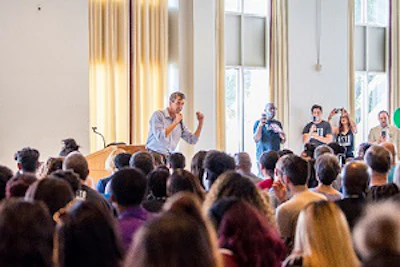 O’Rourke at Paul Quinn College