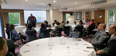 Dr. La Var J. Charleston leads the Graduate Academy at the International Colloquium on Black Males in Education, which is meeting this week in Dublin, Ireland.