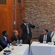 SC Congressman James Clyburn makes a point during panel discussion on entrepreneurship at Claflin