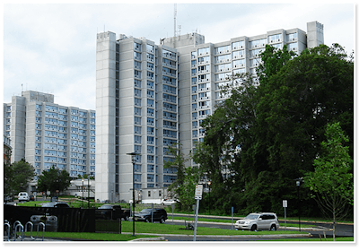 The Christiana Towers at the University of Delaware