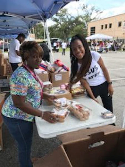 Bethune-Cookman’s ministry food distribution