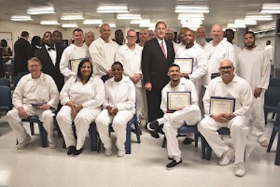 The Inaugural Second Chance Pell class of 2018 pictured with U.S. Senator John Boozman of Arkansas.