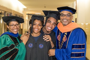 Dr. Makola M. Abdullah and family