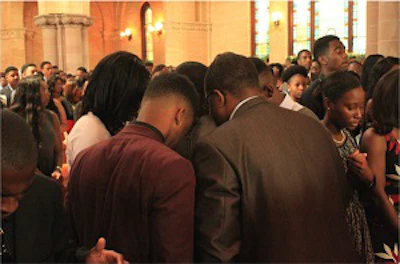 Altar Prayer at Chapel at Hampton University