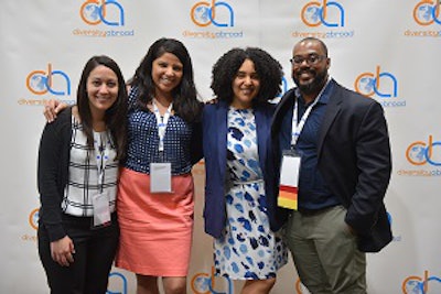 Attendees at the Diversity Abroad conference.