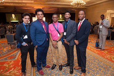 Students attending a Black Brown College Bound Conference.