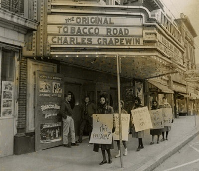 Bennett students protesting in the 1960’s.