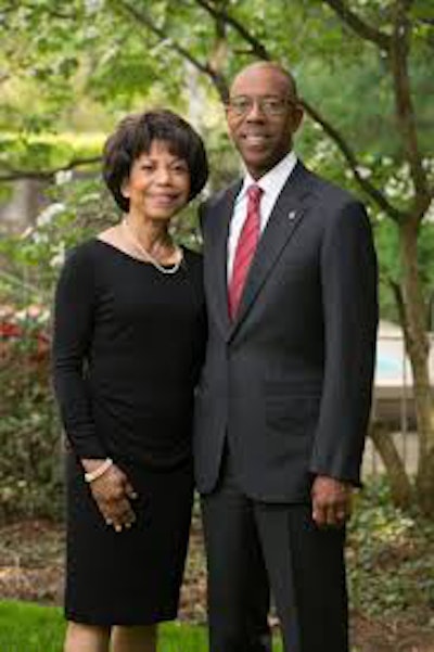 Dr. Michael V. Drake and his wife, Brenda Drake.
