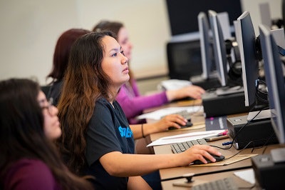 Upward Bound students at the University of Wyoming.