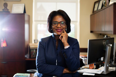 Dr. Sonja Feist-Price on August 23, 2019. Photo by Pete Comparoni | UKphoto