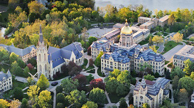 May 16, 2011; Main Quad aerial..Photo by Matt Cashore/University of Notre Dame