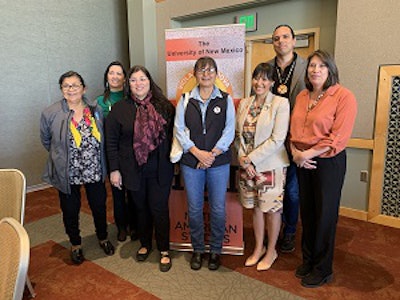 University of New Mexico (UM) scholars at a UM Native American Studies Department 50th anniversary celebration event held on Feb. 19, 2020.