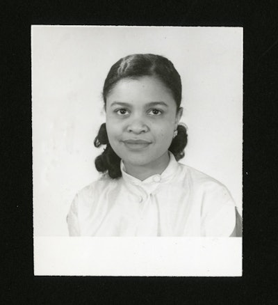 Lila Fenwick’s 1956 admission photo to Harvard Law School. CREDIT: Harvard Law School Historical and Special Collections