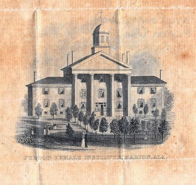An early depiction of Judson College